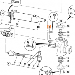 Палец стопорный 105х25 мм 911/22800 (Аналог (JCB))